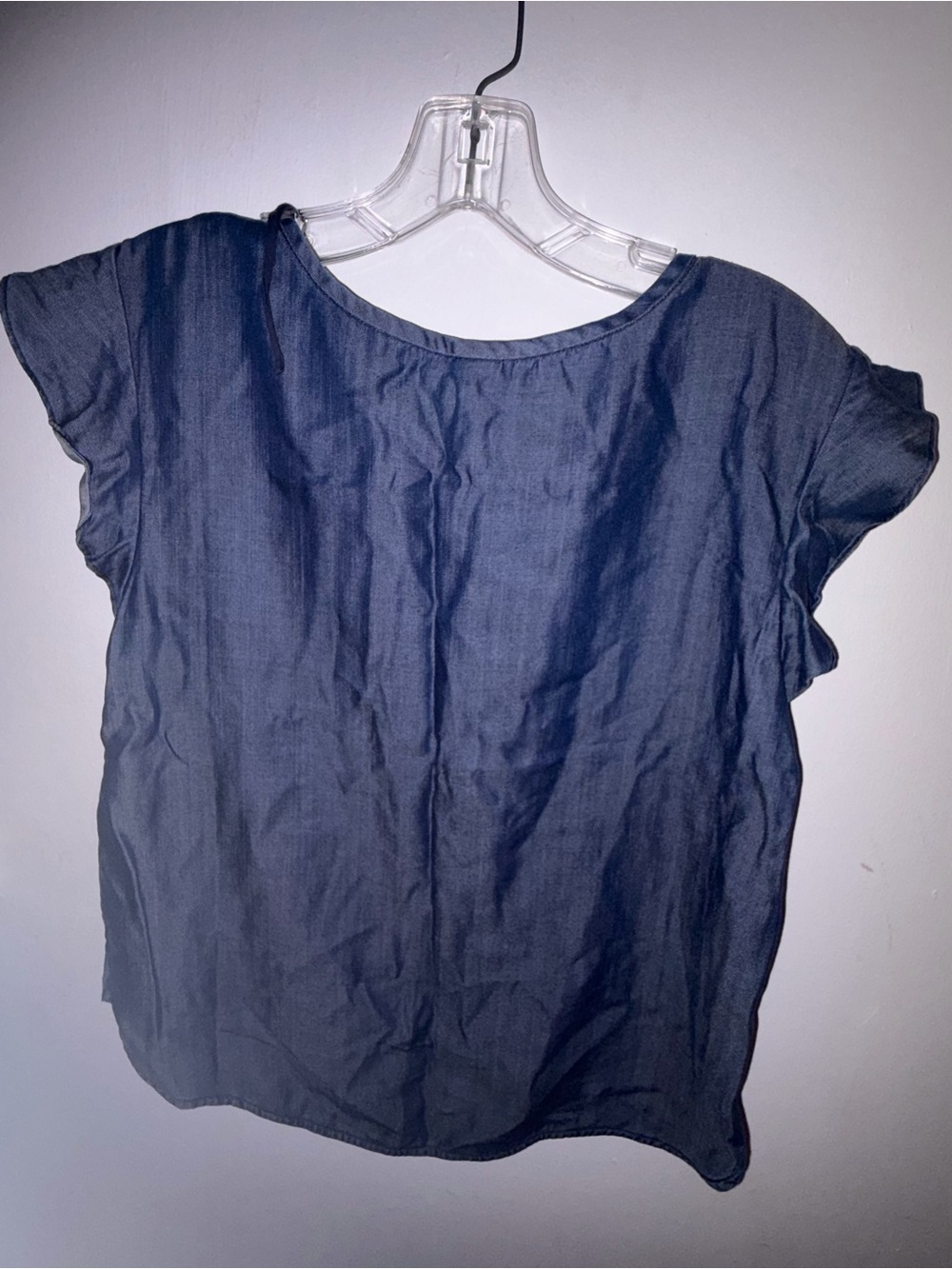 Women's Navy Blue Short Sleeve Top
